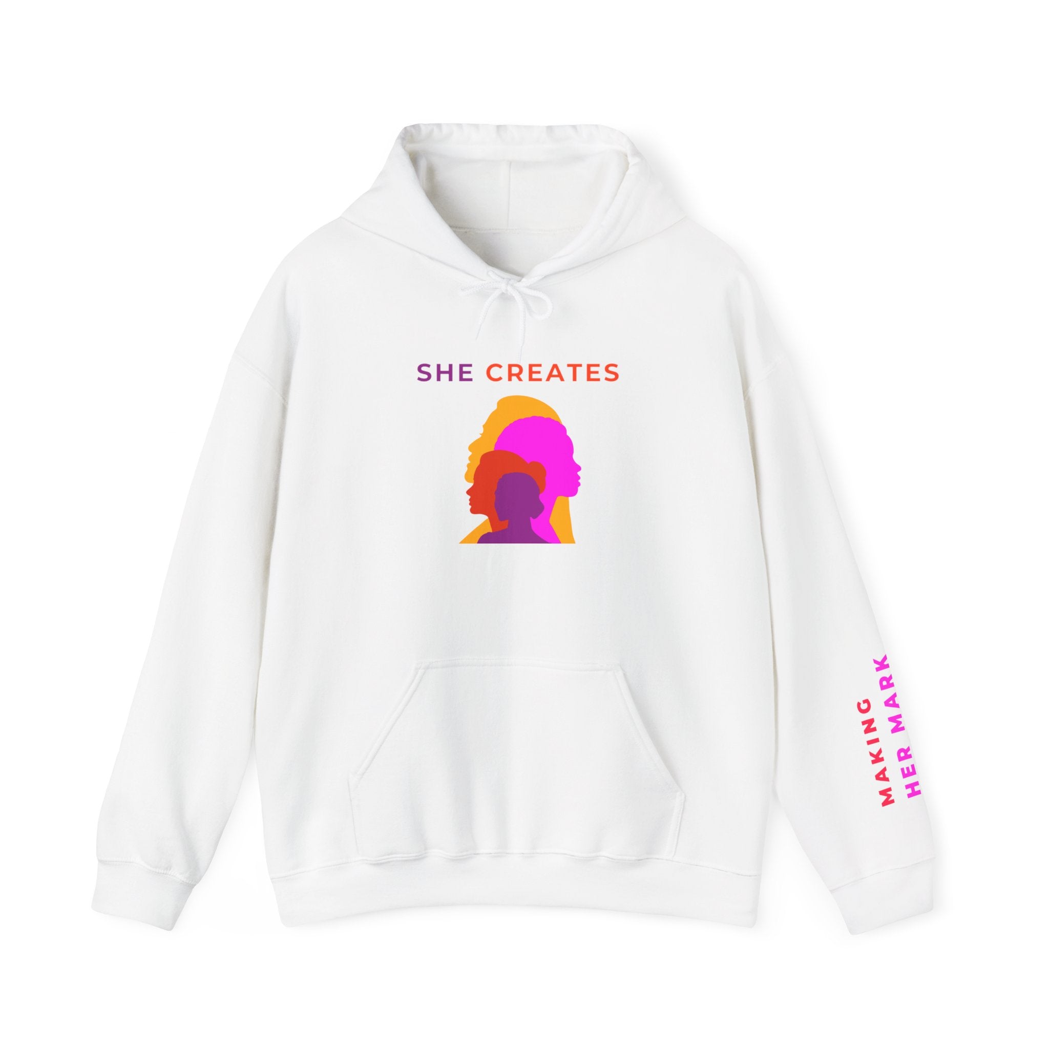 "She Creates" Hoodie with Pockets (Redeem with $200 Donation)