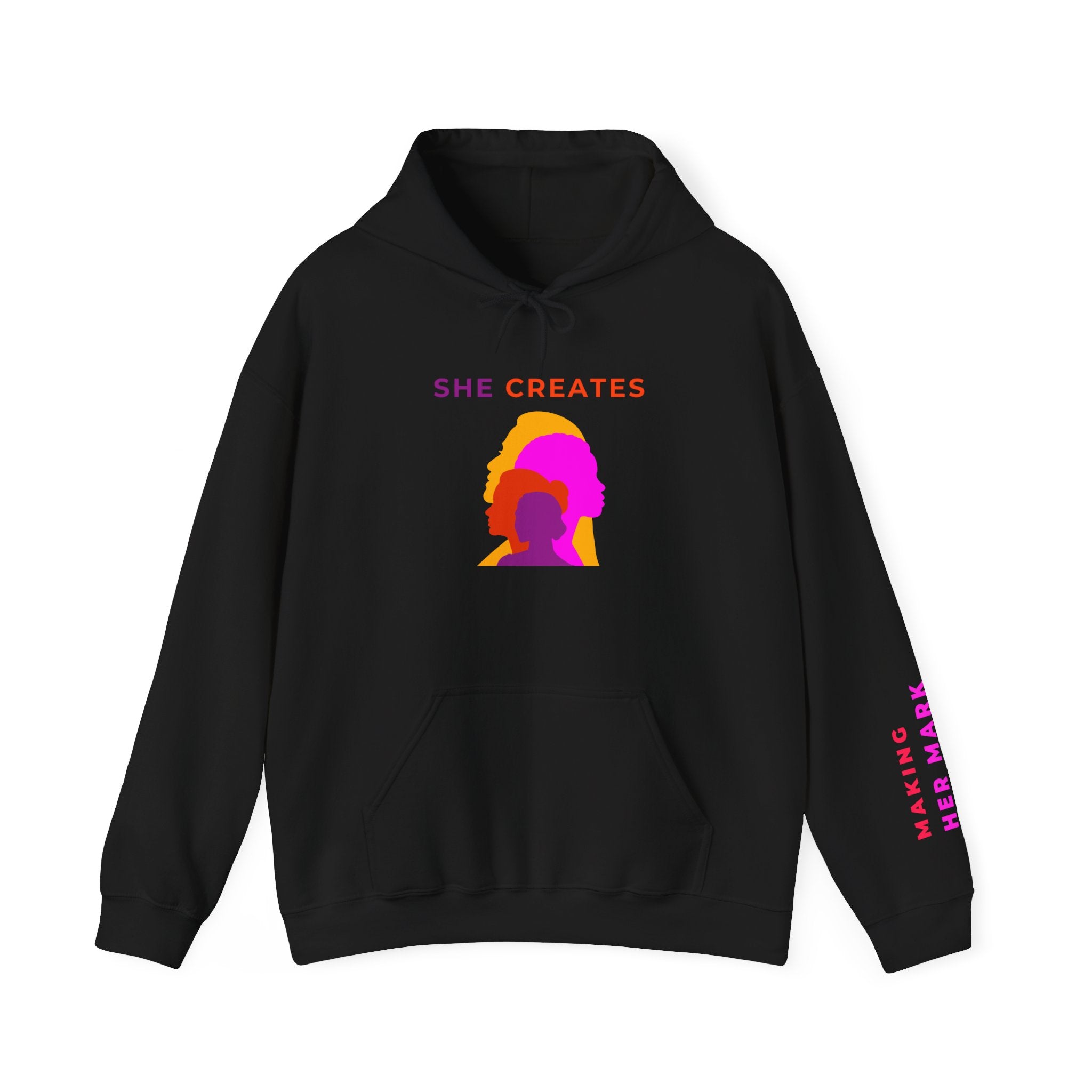 "She Creates" Hoodie with Pockets (Redeem with $200 Donation)