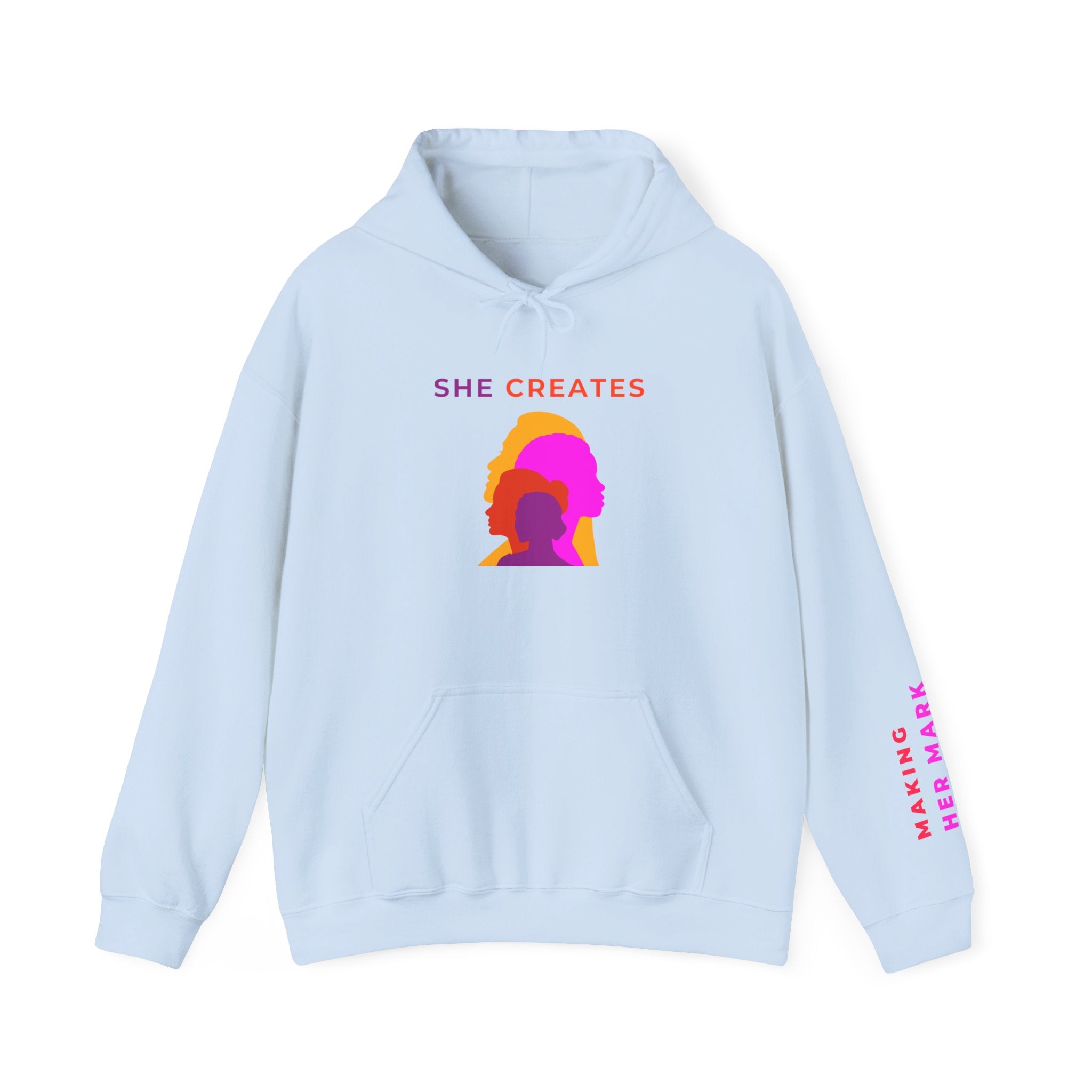 "She Creates" Hoodie with Pockets (Redeem with $200 Donation)