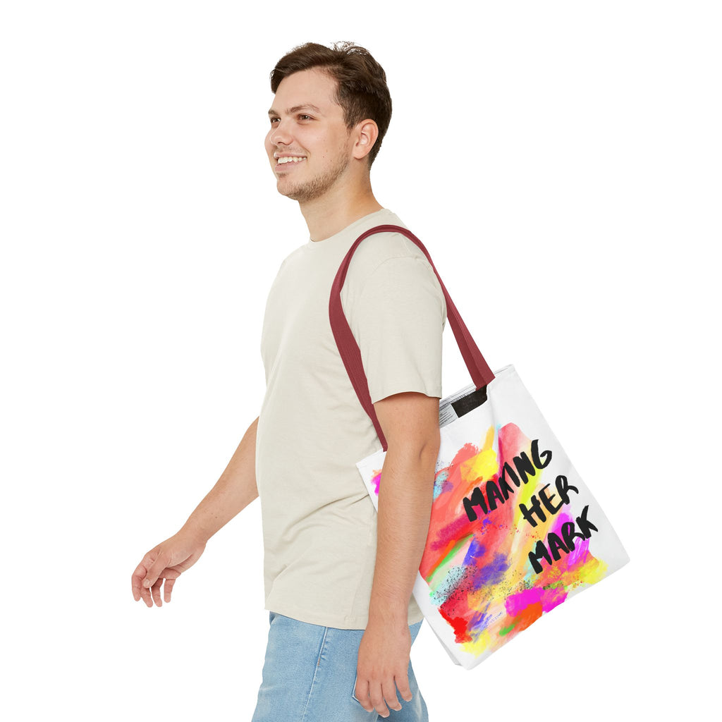 Colorful Making Her Mark Tote Bag A (Redeem with $150 Donation)