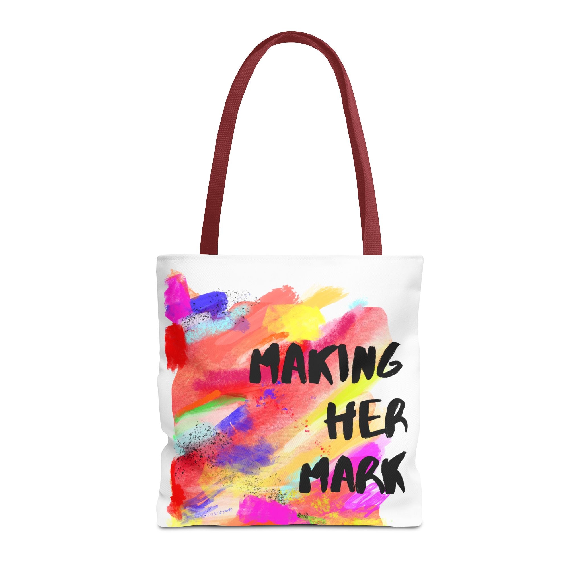 Colorful Making Her Mark Tote Bag A (Redeem with $150 Donation)