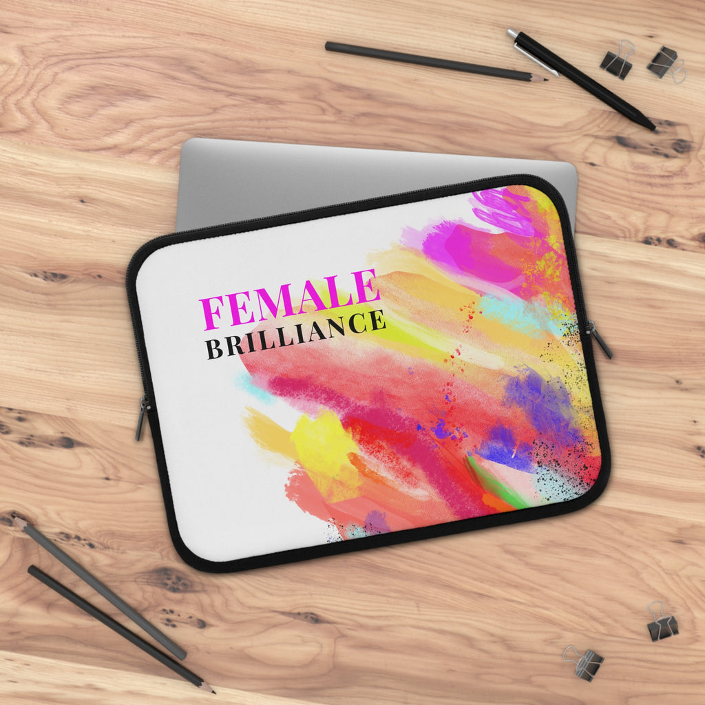 "Female Brilliance" Original Art 13" Laptop Sleeve (Redeem with $200 Donation)
