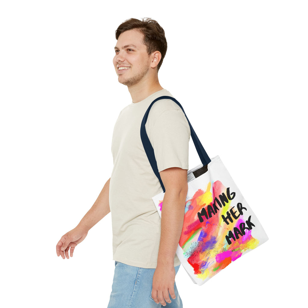 Colorful Making Her Mark Tote Bag A (Redeem with $150 Donation)